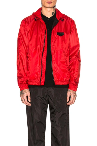 Shop Givenchy Windbreaker In Red