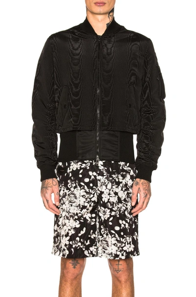 Shop Givenchy Bomber Jacket In Black