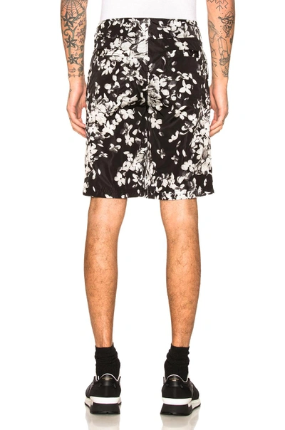 Shop Givenchy Classic Bermuda In Black,floral