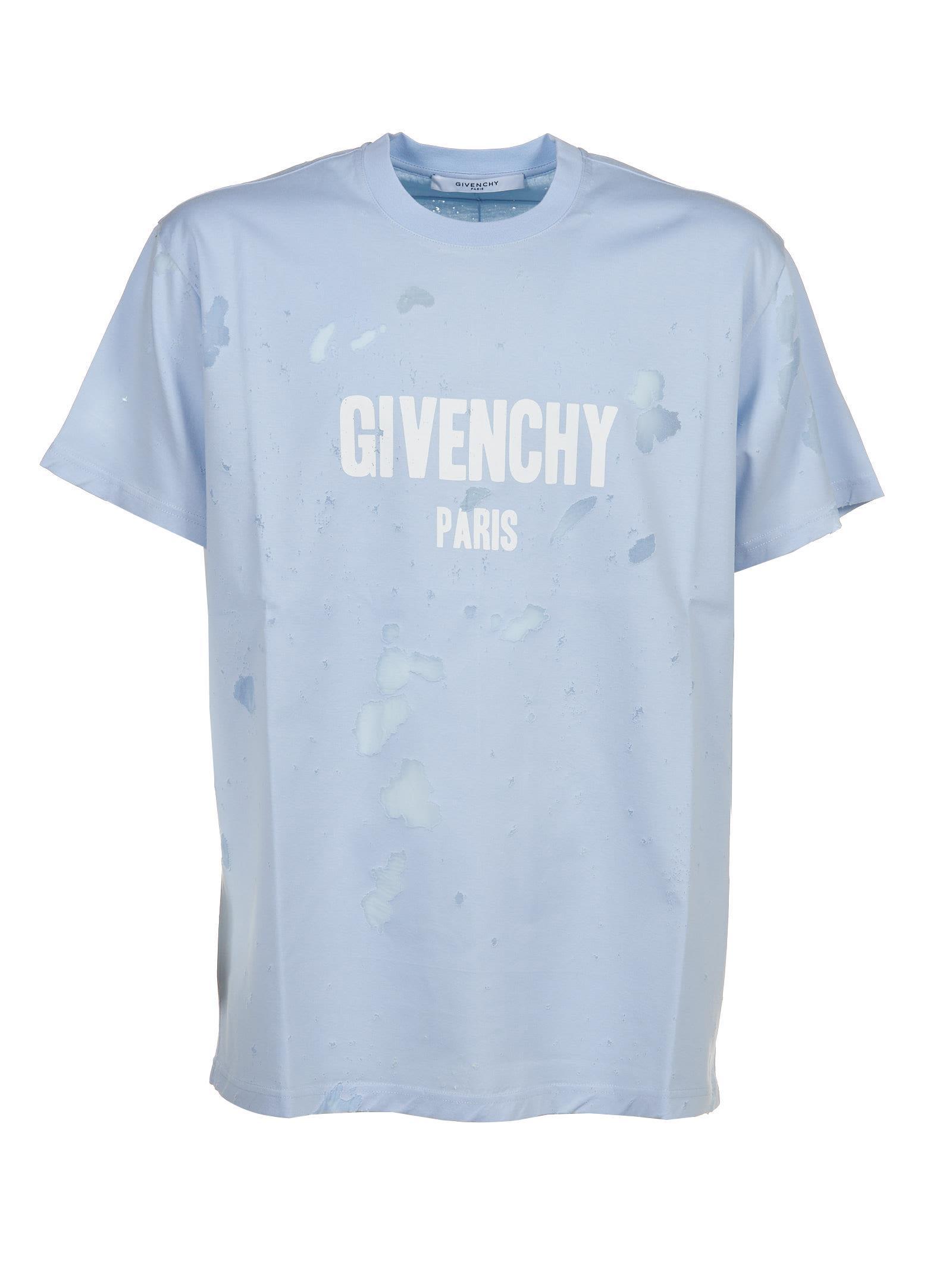 Givenchy Oversized Destroyed Logo T 