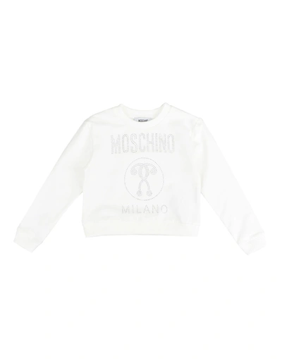 Shop Moschino Sweatshirts In Beige