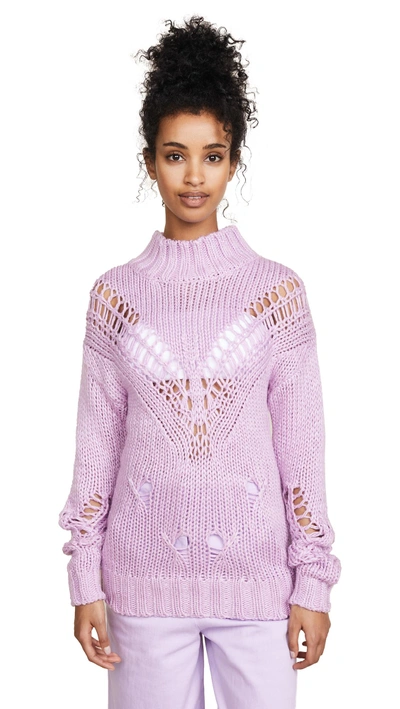Shop Glamorous Lilac Sweater In Foxglove