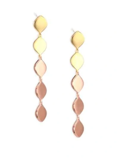 Shop Jules Smith Shakti Geometric Drop Earrings In Multi Gold