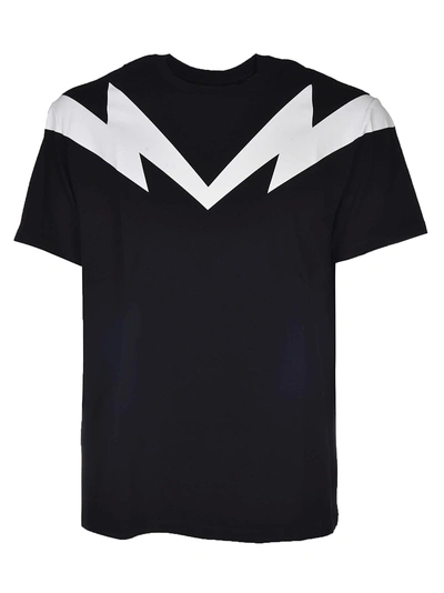 Shop Neil Barrett Printed T-shirt In Nero