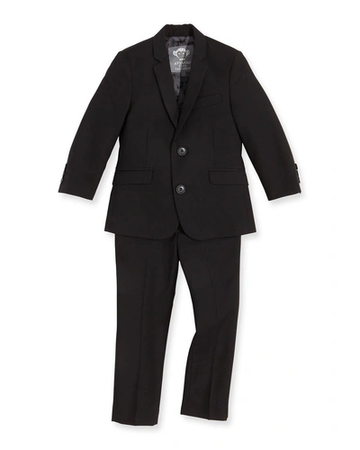 Shop Appaman Boys' Two-piece Mod Suit, Black, 2t-14