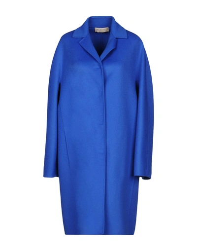 Shop Emilio Pucci Coat In Blue