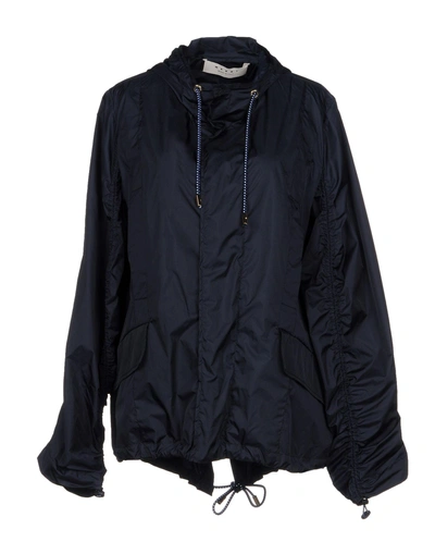 Shop Marni Jacket In Dark Blue