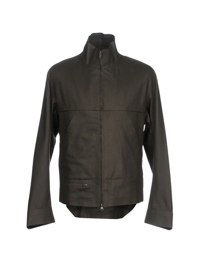 Shop Y-3 Jacket In Dark Brown