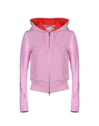 Shop Givenchy Bomber In Pink