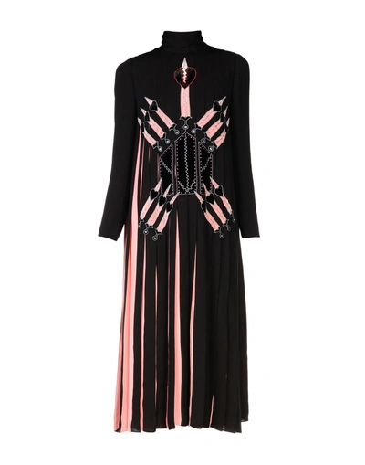 Shop Valentino Midi Dresses In Black