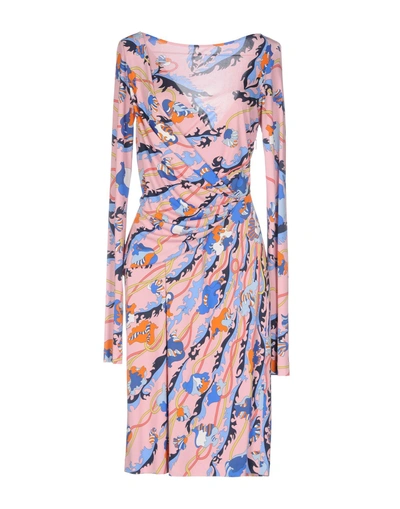 Shop Emilio Pucci Knee-length Dress In Pink