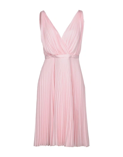 Shop Prada Knee-length Dresses In Pink