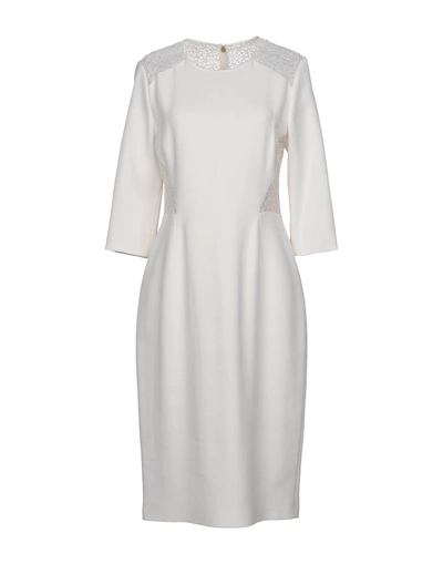 Shop Jason Wu Knee-length Dress In White