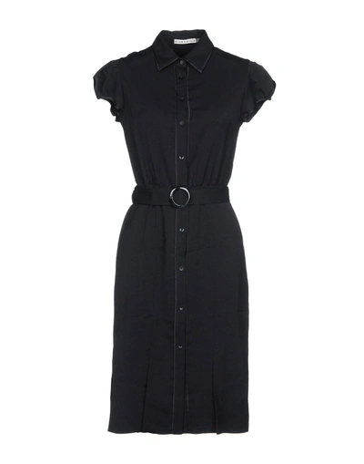 Shop Alice And Olivia Knee-length Dress In Black