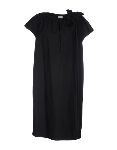 Shop Brunello Cucinelli Knee-length Dresses In Black