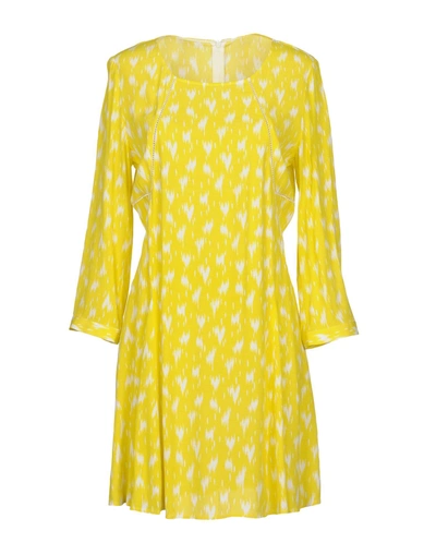 Shop Ba&sh Short Dress In Yellow