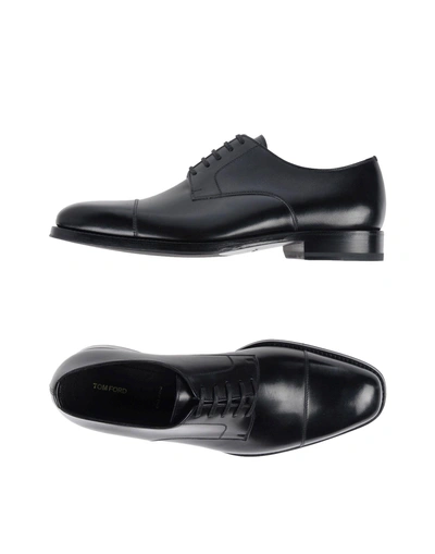 Shop Tom Ford Lace-up Shoes In Black
