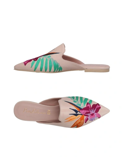 Shop Pretty Ballerinas Mules & Clogs In Light Pink
