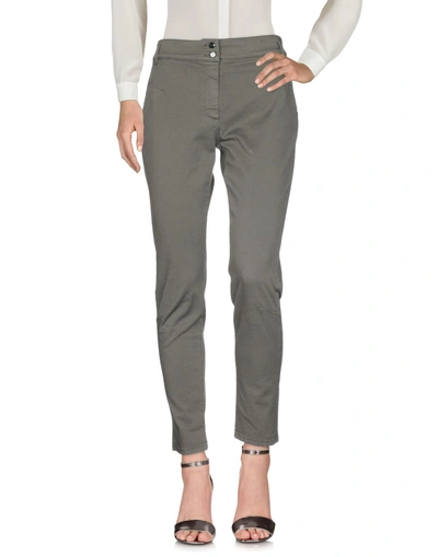 Shop Dorothee Schumacher Casual Pants In Military Green