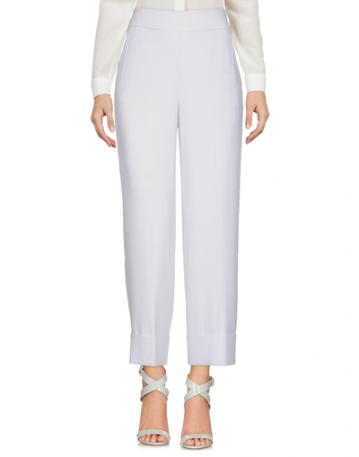 Shop Peserico Woman Pants Light Grey Size 6 Polyester