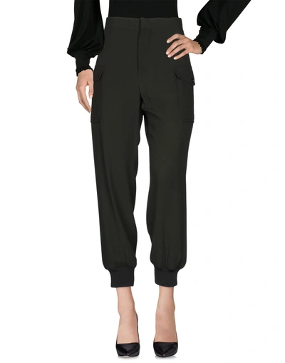 Shop Marni Casual Pants In Dark Green