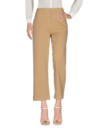 Shop Weekend Max Mara Casual Pants In Sand