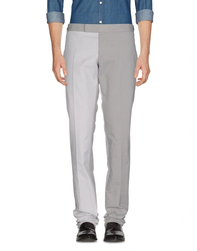 Shop Thom Browne Casual Pants In Grey