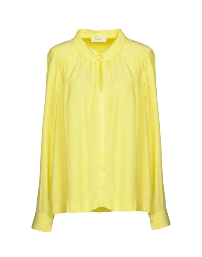 Shop Ba&sh Solid Color Shirts & Blouses In Yellow