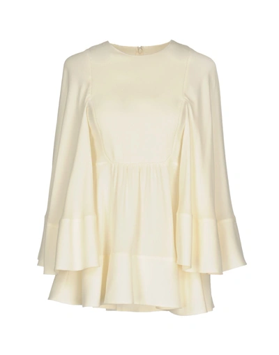 Shop Valentino Blouses In Ivory