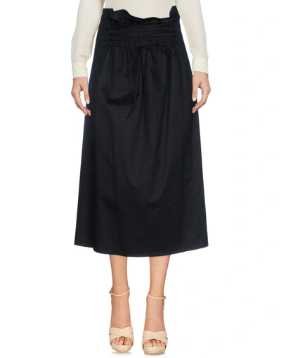 Shop The Row 3/4 Length Skirts In Black