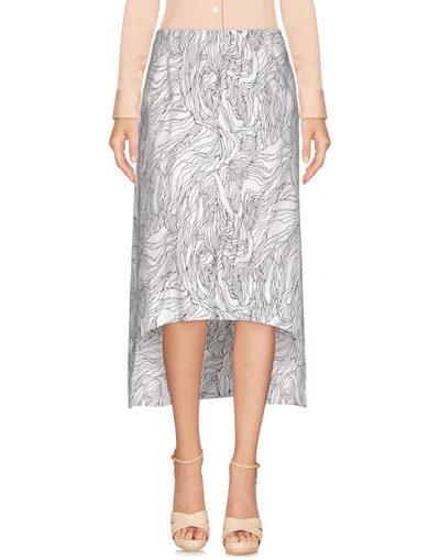 Shop Marni 3/4 Length Skirts In White