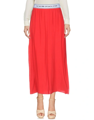 Shop Each X Other Midi Skirts In Red