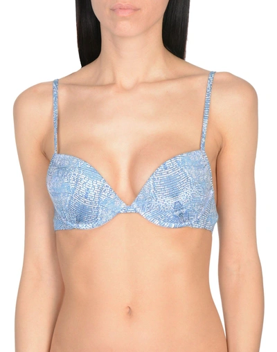 Shop Roberto Cavalli Beachwear Bikini In Slate Blue