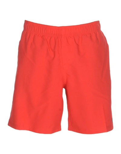 Shop Oakley Swim Shorts In Red