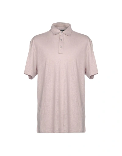 Shop Ermenegildo Zegna Polo Shirts In Light Grey