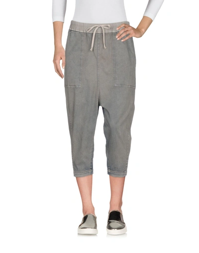 Shop Rick Owens Drkshdw Denim Pants In Grey