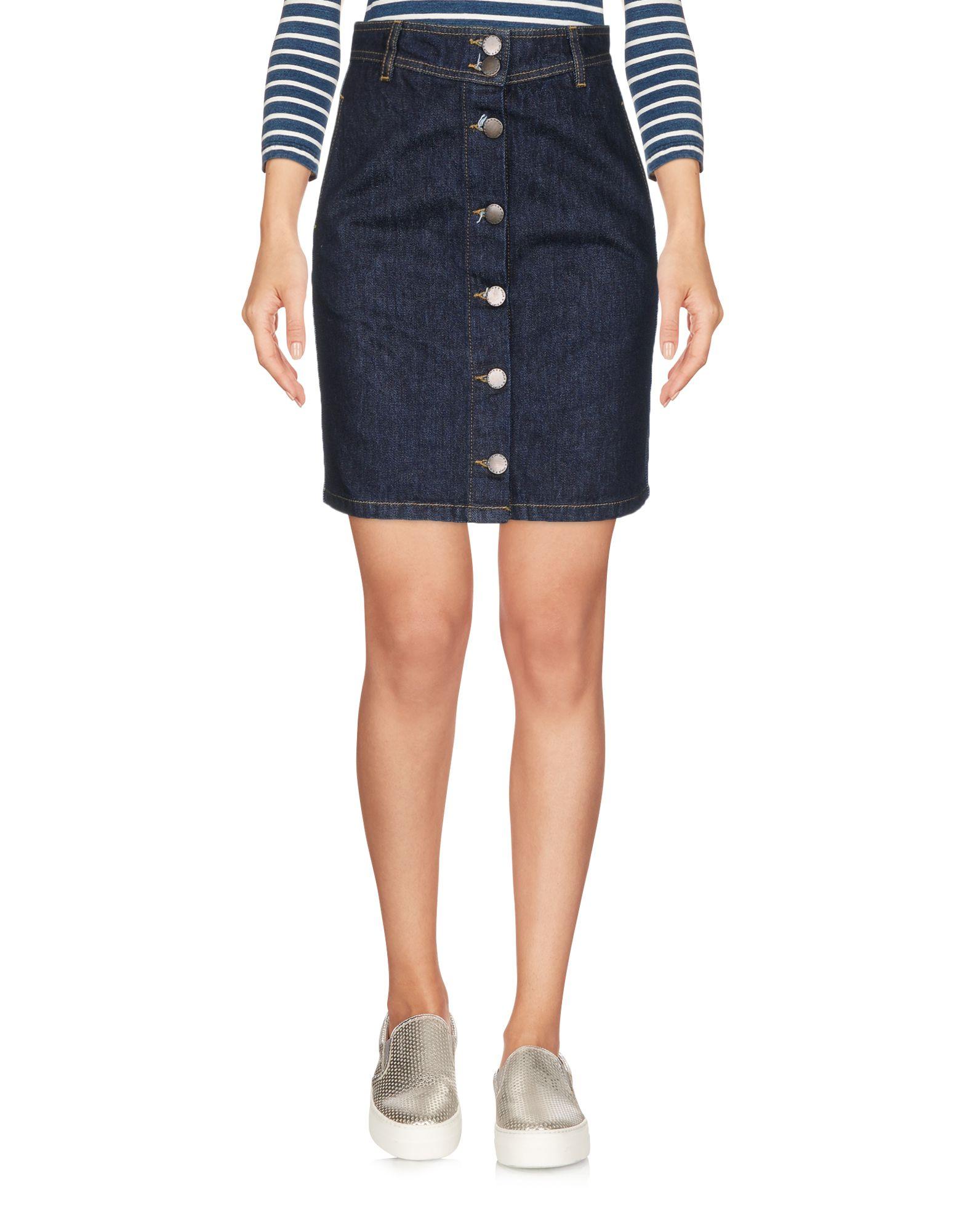 maje denim skirt