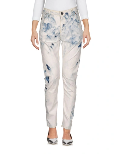 Shop Maison Scotch Denim Pants In Blue