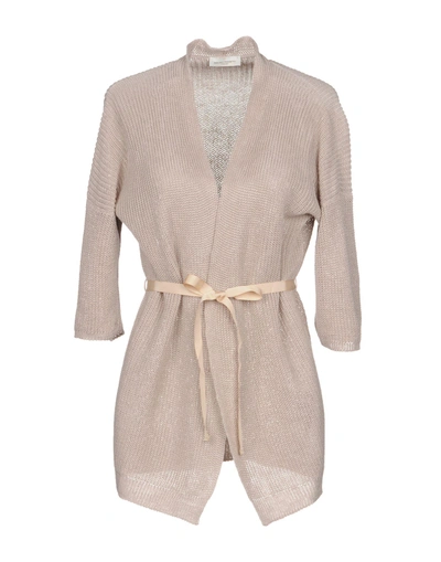 Shop Bruno Manetti Cardigan In Khaki