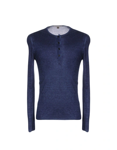 Shop John Varvatos Sweater In Dark Blue