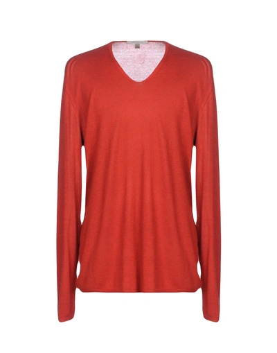 Shop John Varvatos Sweater In Brick Red