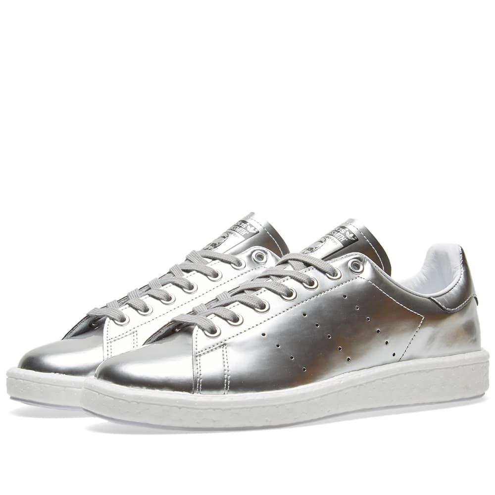stan smith boost silver