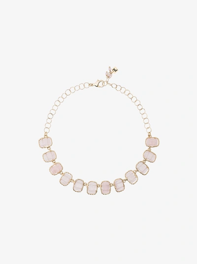 Shop Rosantica Peppermint Choker Necklace In Nude&neutrals