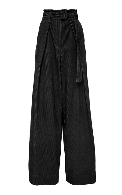 Shop Ulla Johnson Rhodes Corduroy Trouser In Black