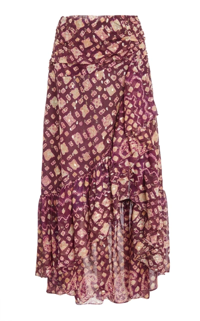 Shop Ulla Johnson Ailie Embroidered Skirt In Multi