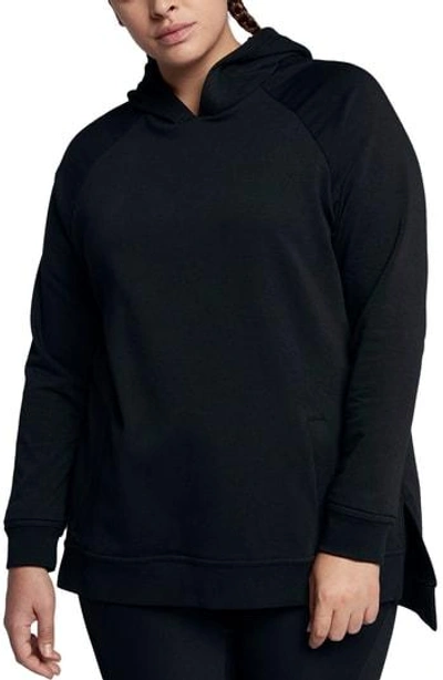 Shop Nike Dry Training Hoodie In Black/ White