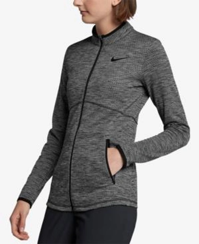 Shop Nike Dry Golf Jacket In Black