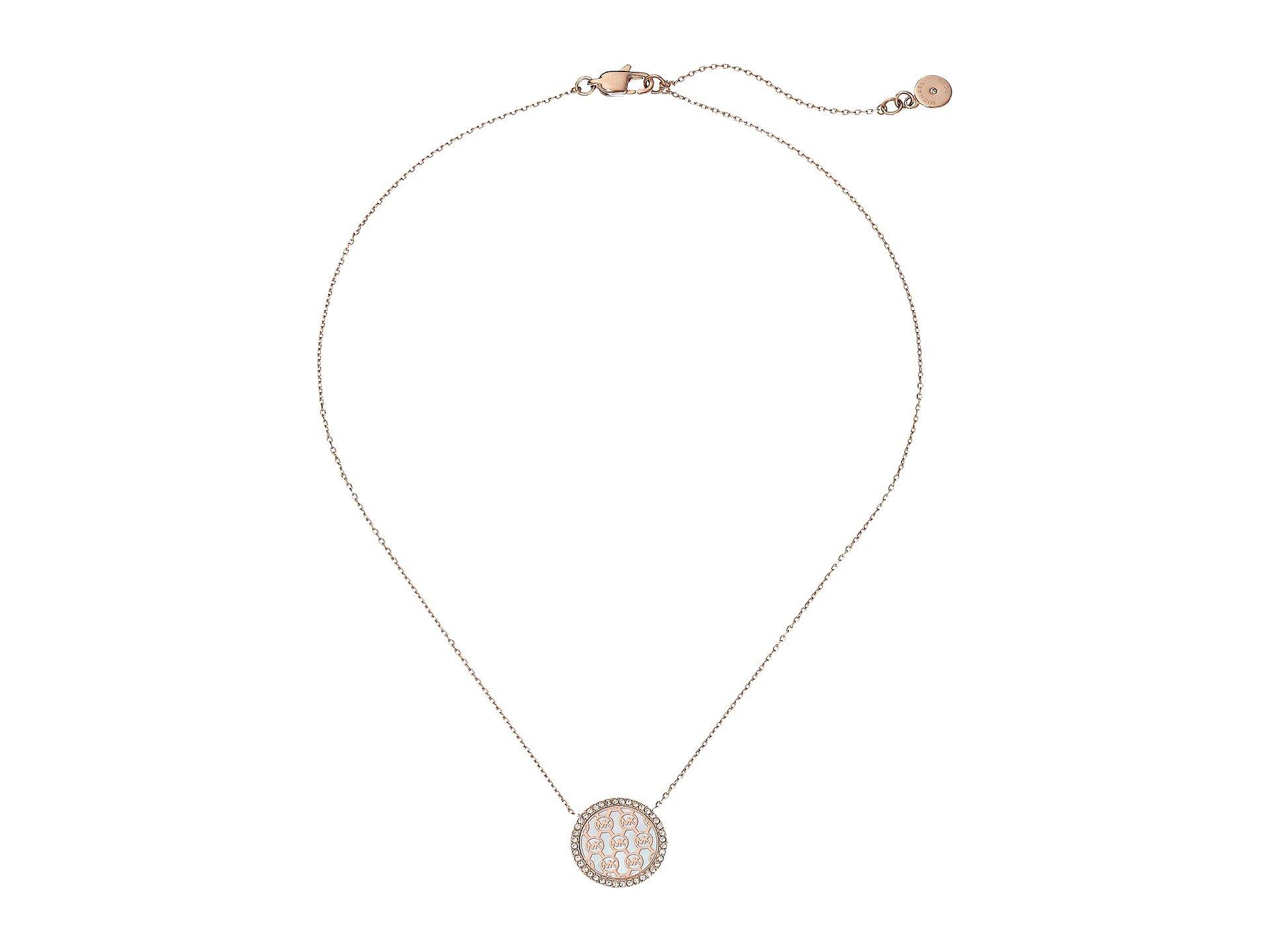 michael kors disc pendant