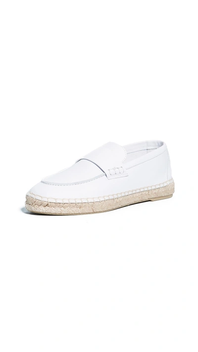Shop Vince Daria Espadrille Loafers In White