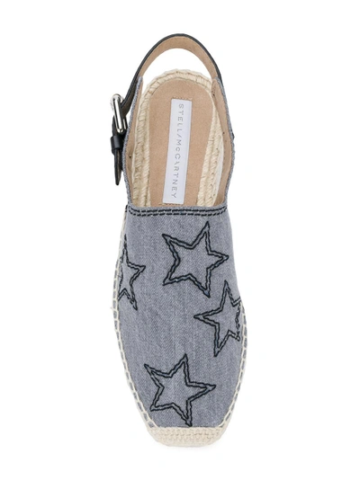Shop Stella Mccartney Star Embroidered Espadrilles